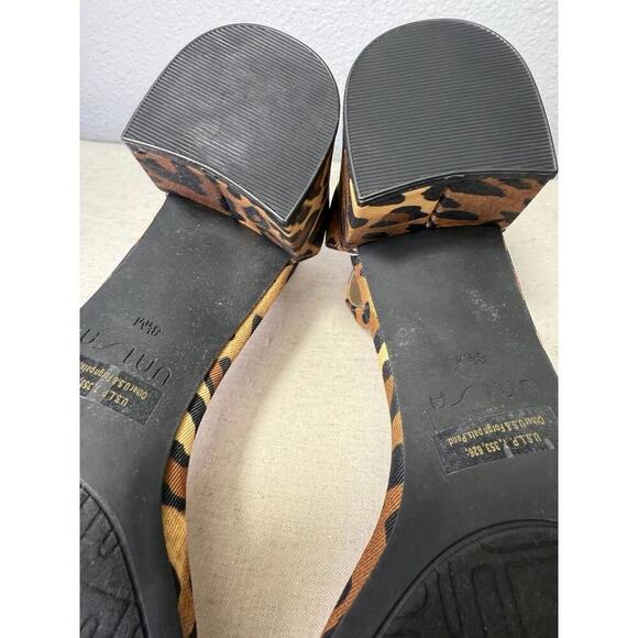 Unisa Women's Shoes Sandals Animal Print Heel Size 8,5M - Picture 9 of 9
